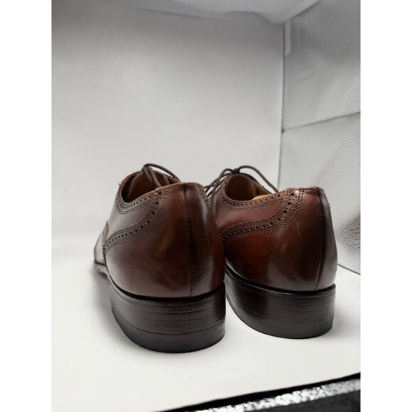 Bally Prestige Lenox 712 00 Full Brogue Wingtip Oxfords Men Size 12 D - Picture 4 of 7